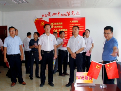 梁山縣委常委、組織部部長(zhǎng)王建一行蒞臨天意機(jī)械調(diào)研